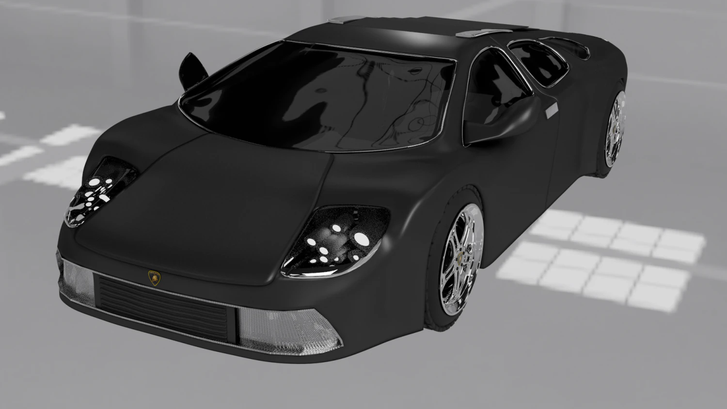 lamborgini 3D Model .c4d .max .obj .3ds .fbx .stl .blend 