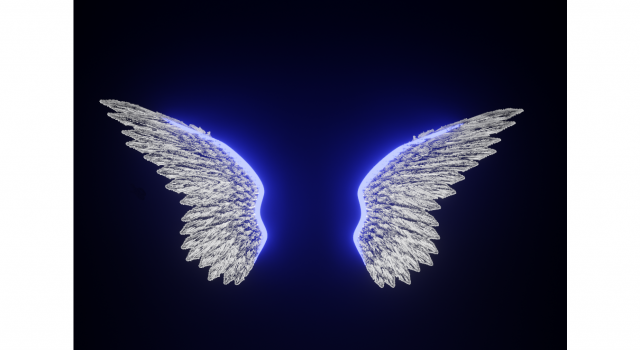 wings 3Dモデル .c4d .max .obj .3ds .fbx .stl .blend 