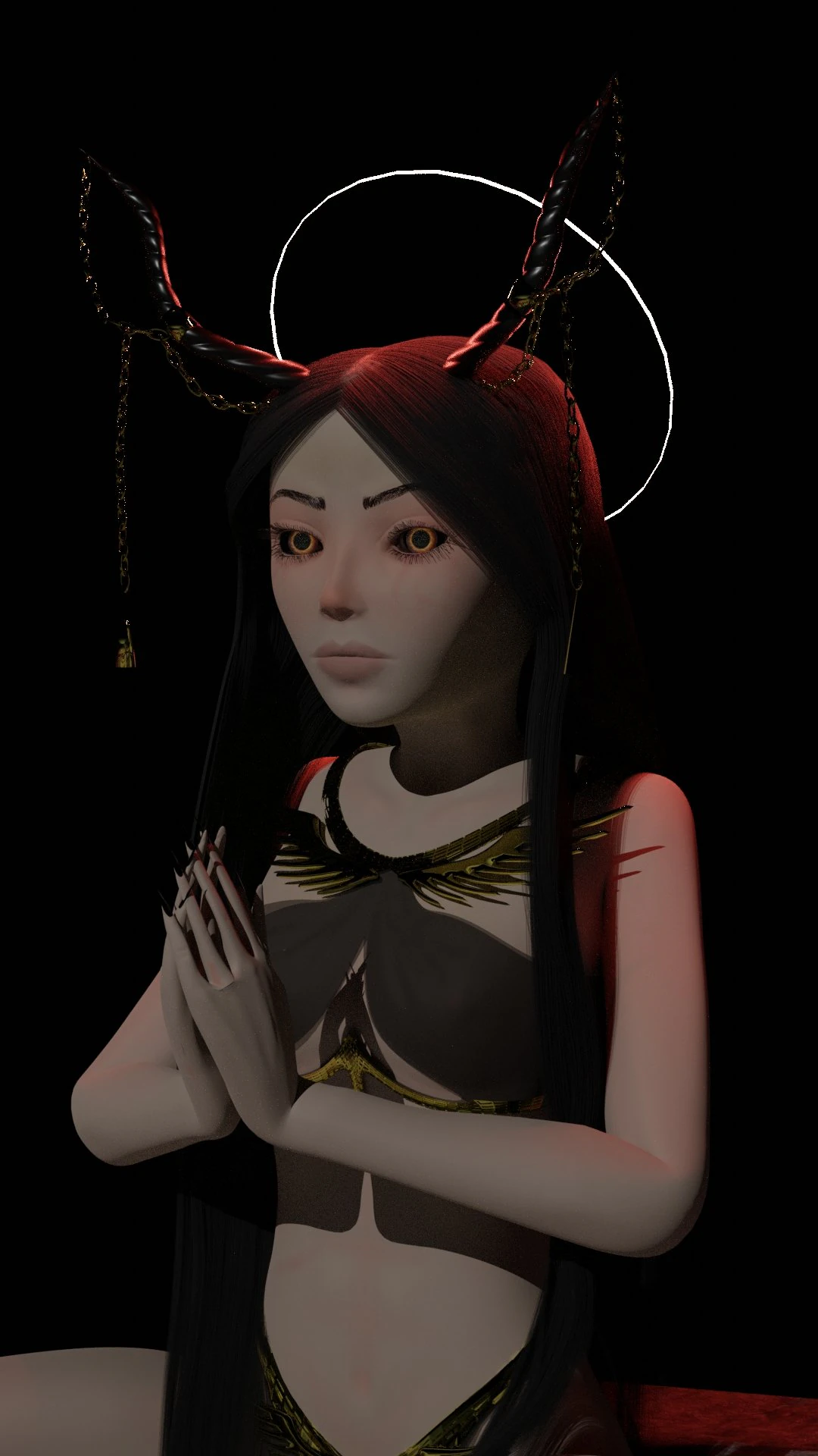 Devil 3D Model .c4d .max .obj .3ds .fbx .stl .blend 