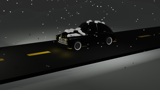 gaz m20 pobeda low-poly 3D Model .c4d .max .obj .3ds .fbx .stl .blend 