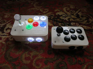 Retro-Arcade-Joystick 3D Modell