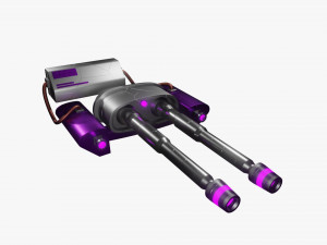 21 simple sci-fi ship 3D Model