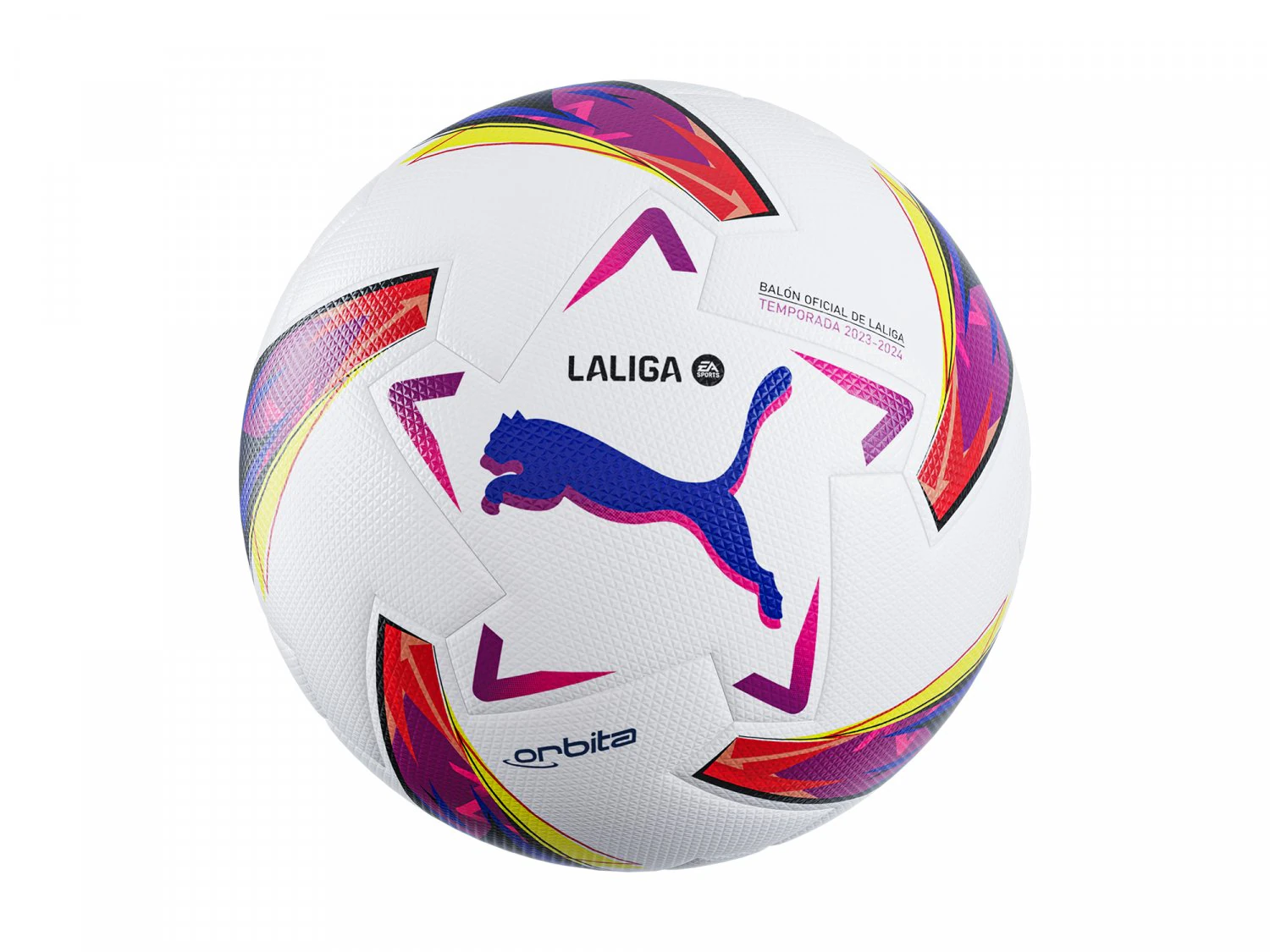 Puma Soccer Ball laliga 1 3D Model .c4d .max .obj .3ds .fbx .stl .blend