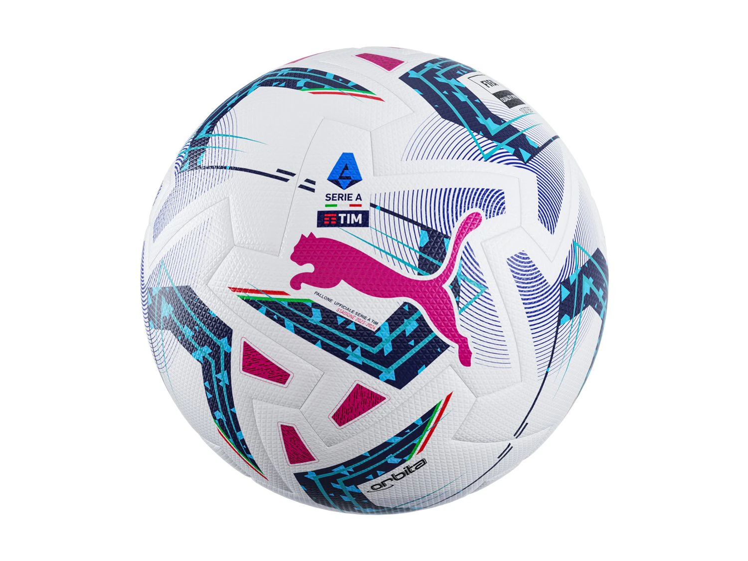 Puma Italian Serie A balls 3D Model .c4d .max .obj .3ds .fbx .stl .blend 