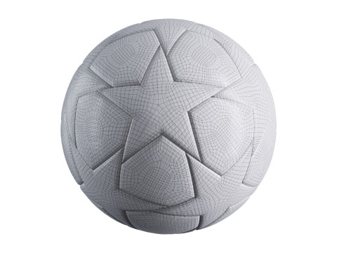 Adidas 2024 Champions League London Final Ball 3D Model