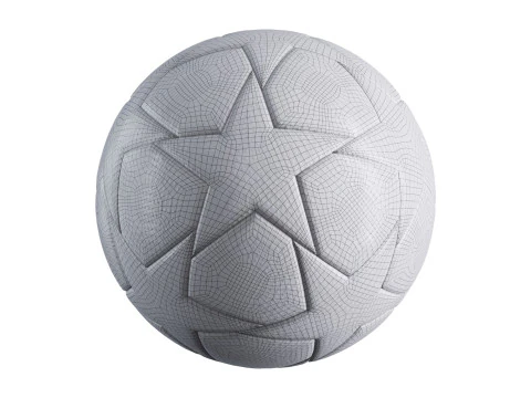 Adidas 2024 Champions League London Final Ball 3D Model