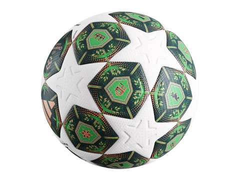 UEFA Champions League Final 2025 Match Ball 3D Model