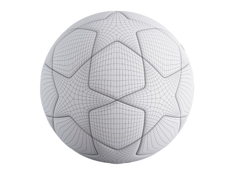 UEFA Champions League Final 2025 Match Ball Modelo 3D