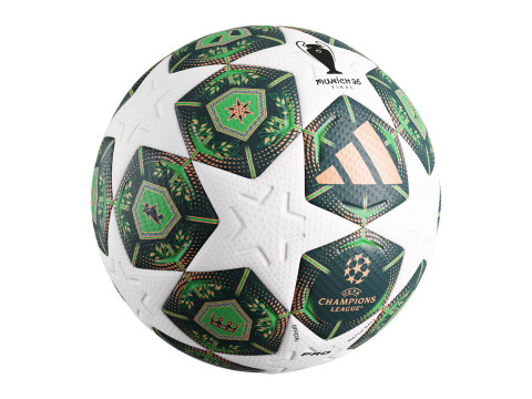 UEFA Champions League Final 2025 Match Ball Modelo 3D