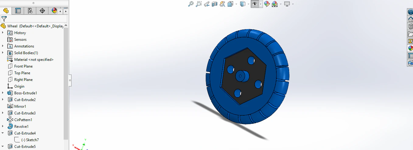 3d printable toy wheel model 3D Print Model .c4d .max .obj .3ds .fbx .stl .blend 