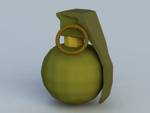 granate Modelo 3D