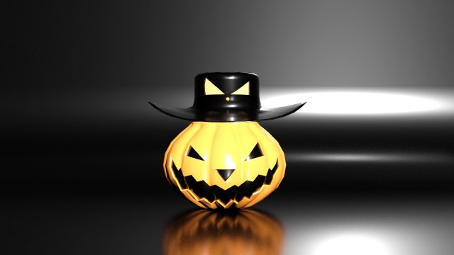 calabaza halloween 3D 프린트 모델 .c4d .max .obj .3ds .fbx .stl .blend 