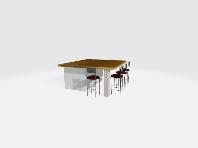 tavolo da cucina Modello 3D .c4d .max .obj .3ds .fbx .stl .blend 