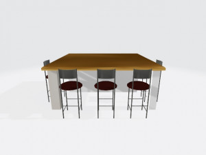 kitchen table 3D Модель