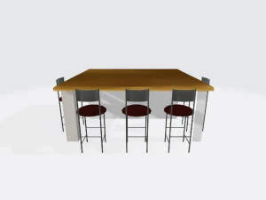 tavolo da cucina Modello 3D