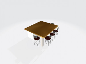 kitchen table 3D Модель