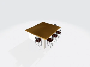 tavolo da cucina Modello 3D