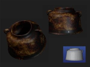 set for japanese tea ceremony Modello 3D