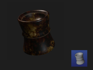 set for japanese tea ceremony Modello 3D