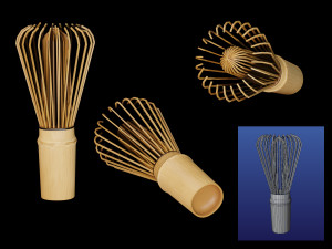 set for japanese tea ceremony Modello 3D