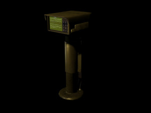 cyberpunk infoterminal Modelo 3D