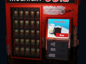 cyberpunk vending machine Modelo 3D