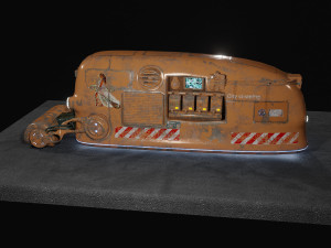 Sci Fi Street Sweeper Robot 3D 模型