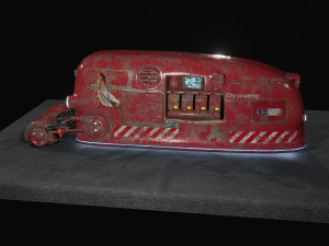 Sci Fi Street Sweeper Robot 3D 模型