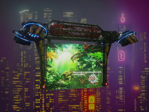 Sci Fi Advertising Drone 3D 모델