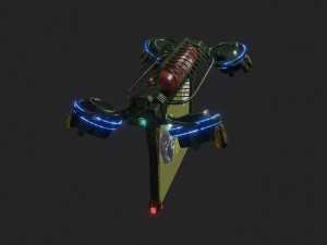 Sci Fi Advertising Drone Modelo 3D