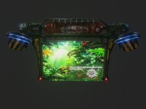 Sci Fi Advertising Drone Modelo 3D