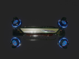 Sci Fi Advertising Drone Modelo 3D