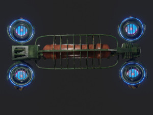 Sci Fi Advertising Drone Modelo 3D