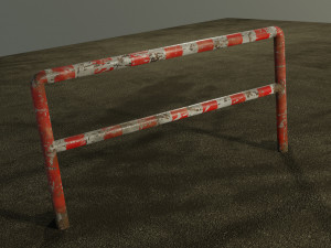 Road Barriers Set 3D 模型