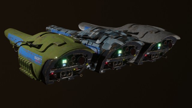 SciFi Drone Dragonfly 3D मॉडल .c4d .max .obj .3ds .fbx .stl .blend 