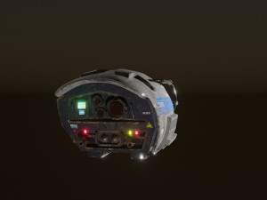SciFi Drone Dragonfly 3D मॉडल