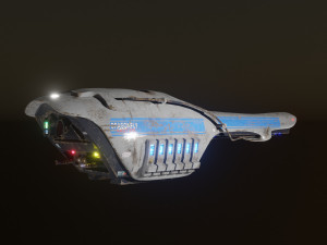 SciFi Drone Dragonfly 3D मॉडल