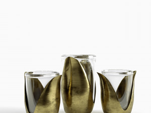 deco flower base Model 3D