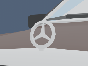 cartoon mercedes-benz e190 low-poly 3D Model