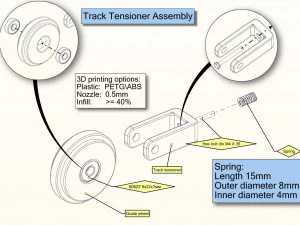 Track for excavator 3D Print Model
