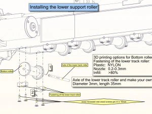 Track for excavator 3D Print Model