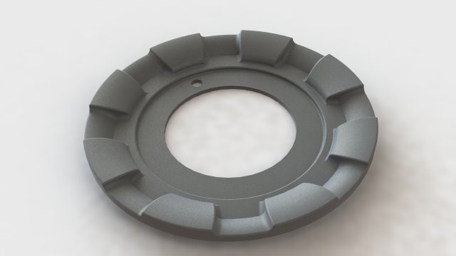 Cap on the wheel of the Bavarian motor 3D 打印模型 .c4d .max .obj .3ds .fbx .stl .blend 