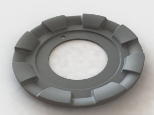 Cap on the wheel of the Bavarian motor 3D प्रिंट मॉडल