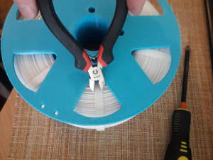 Collapsible coil for plastic 3D Print Model