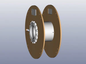 Collapsible reel for plastic V2 3D Print Model