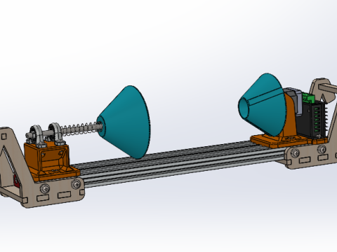 Drehachse 3D Druckmodell