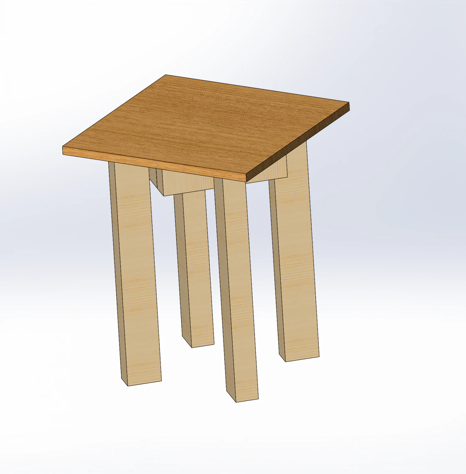 stool 3D Model .c4d .max .obj .3ds .fbx .stl .blend 
