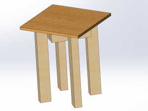 stool 3D 模型