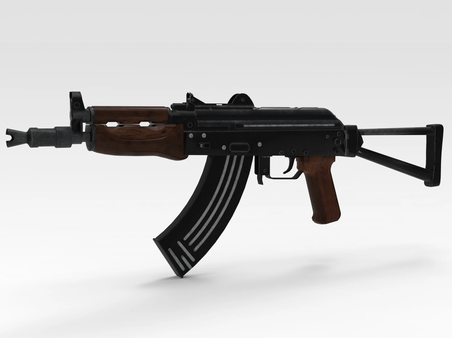 ak47 3D Model .c4d .max .obj .3ds .fbx .stl .blend