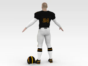 american football player v1 3D Model